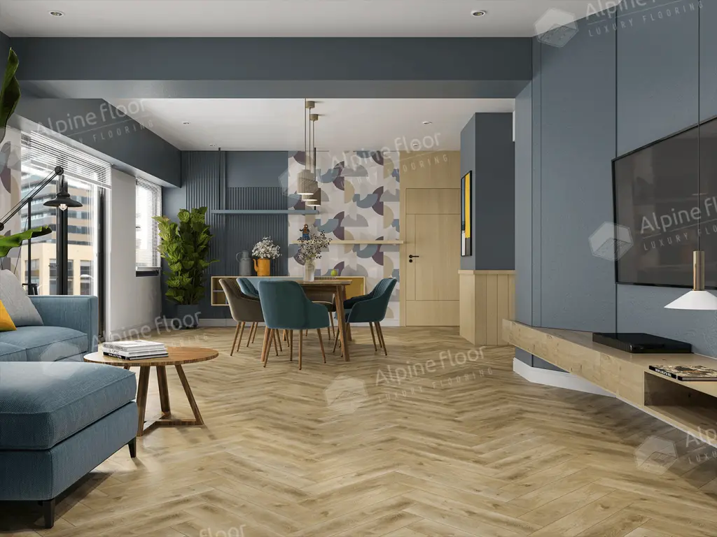 SPC ламинат Alpine Floor Легкий паркет (Light Parquet) Дуб Кастор ЕСО 13-34 MC