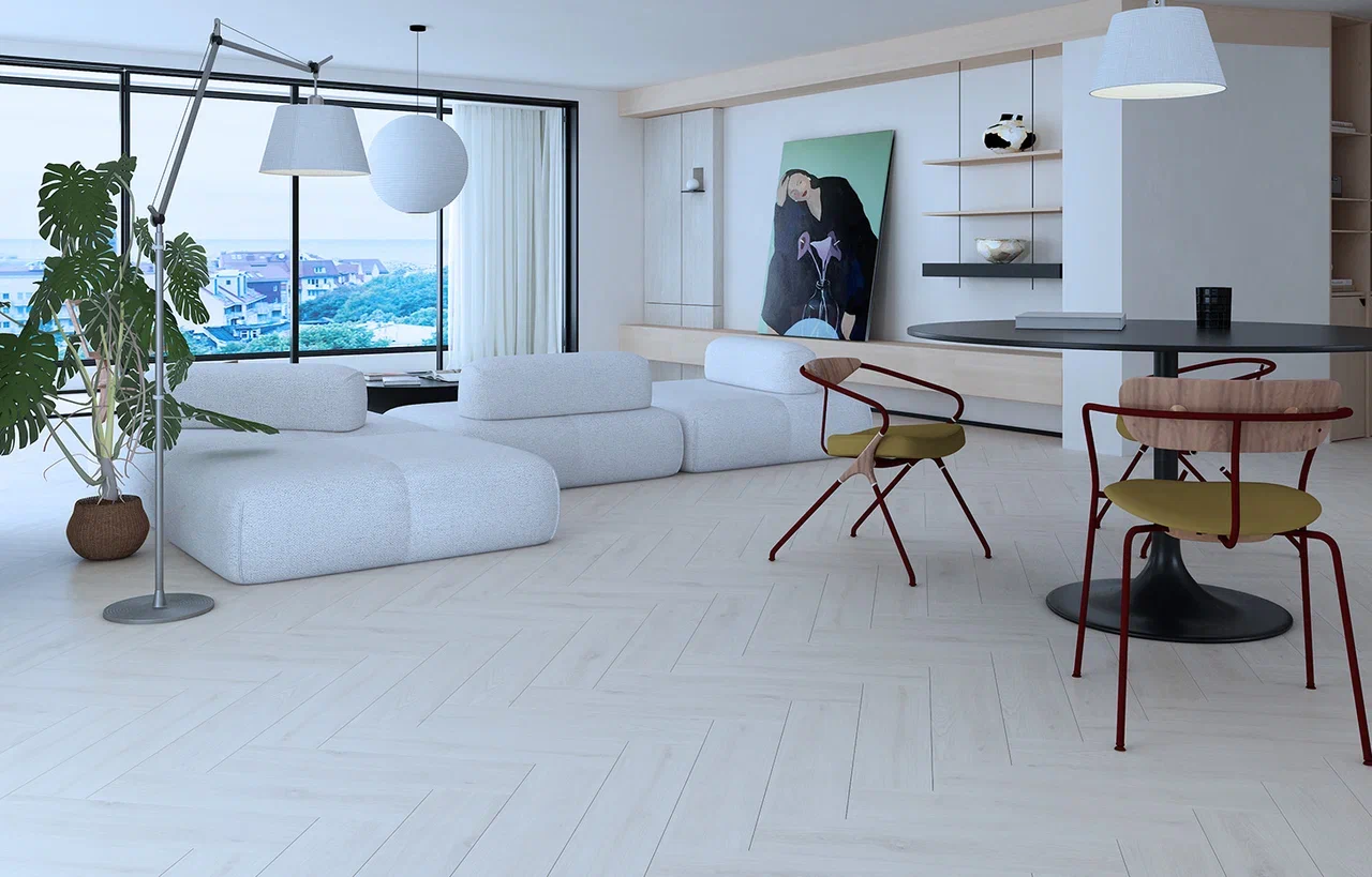 Ламинат Stone Floor Ёлочка Нордфилд DCF1-1 MР