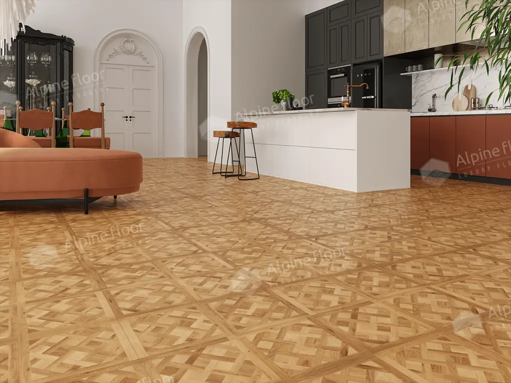 SPC ламинат Alpine Floor Паркет Сирокко (Parquet Sirocco) Лувр ECO 25-2