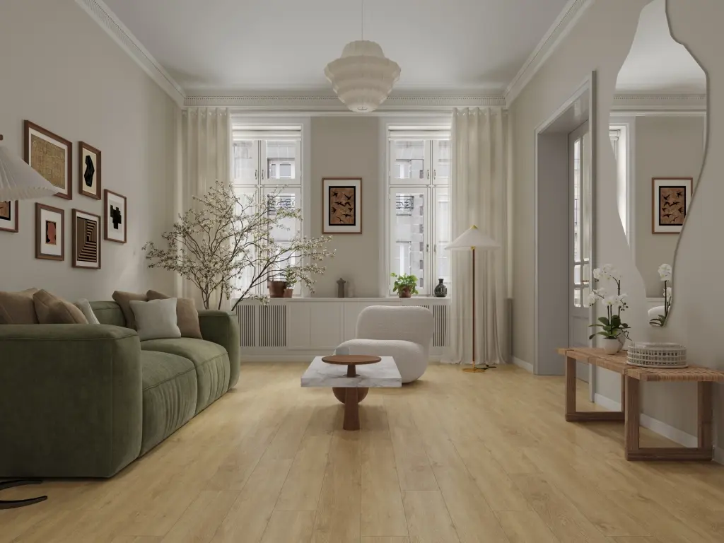 SPC ламинат Alpine Floor Величие секвойи 5 мм (Grand Sequoia 5 mm) МИНДАЛЬ ECO 11-608 MC 1,786