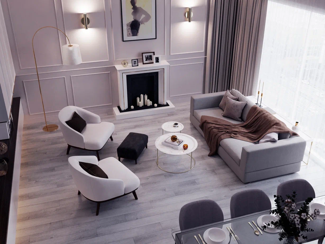 Ламинат Stone Floor Узкая доска Дуб Ривьера 91785-1