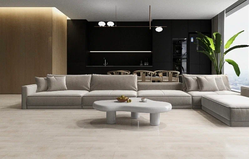 Ламинат Stone Floor Широкая доска Дуб Кремовый DCA6-14 MР