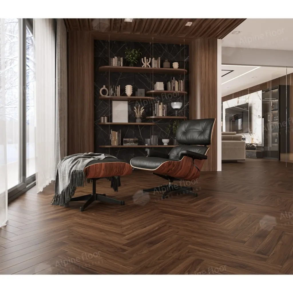 Ламинат Alpine Floor Елка 10 (Herringbone 10) Орех Трентино LF107-12