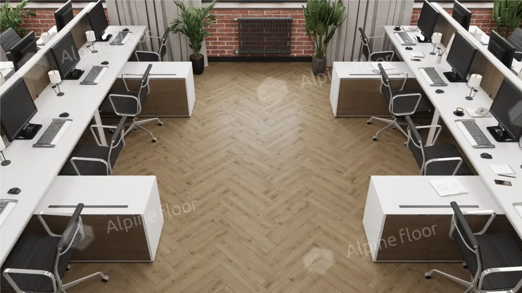 Ламинат Alpine Floor Елка профессиональная (Herringbone 12 Pro) Дуб Прованс LF106-07