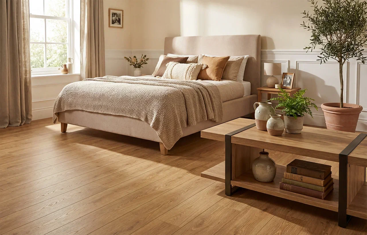 Ламинат Stone Floor Широкая доска Дуб Горджес 91790-A MP