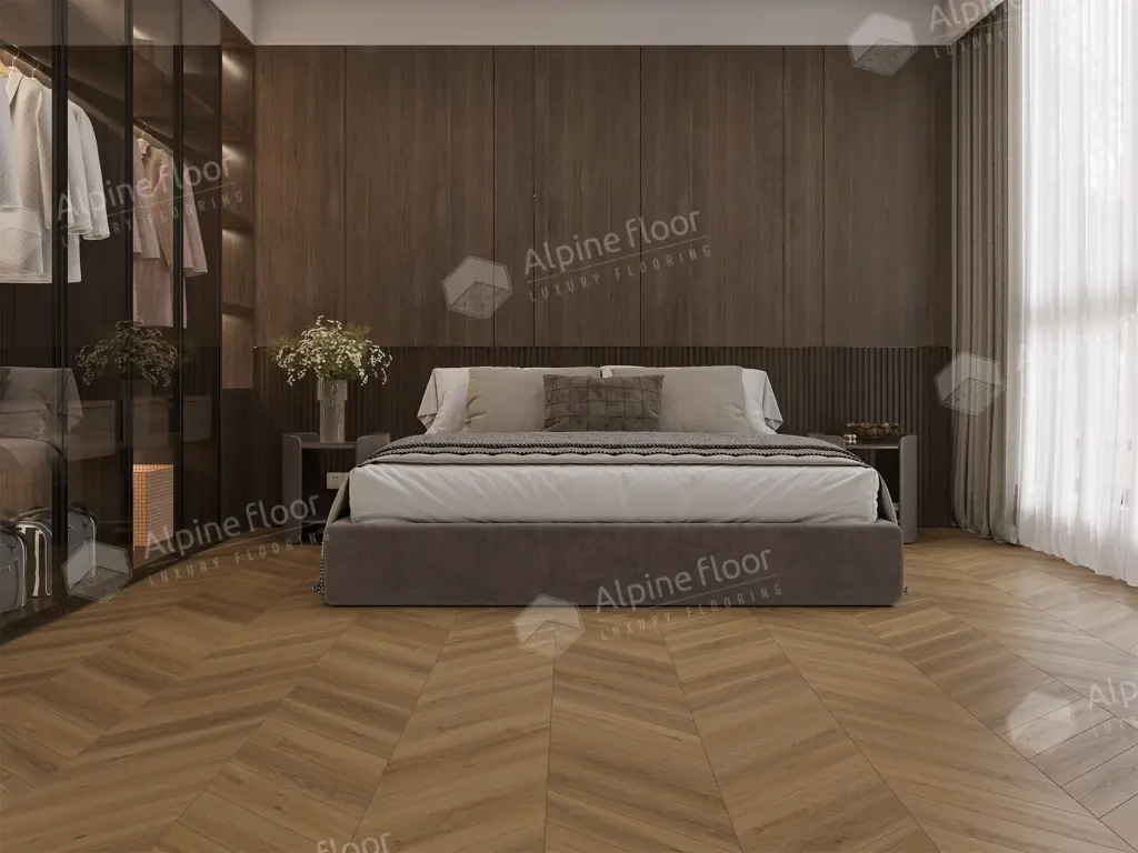 Ламинат Alpine Floor Искусство шеврона (Chevron Art) Дуб Тибет LF109-07