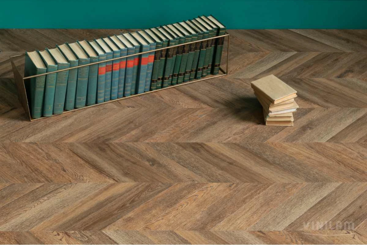 SPC ламинат Vinilam Parquet Chevron Нормандия RI153610CL4