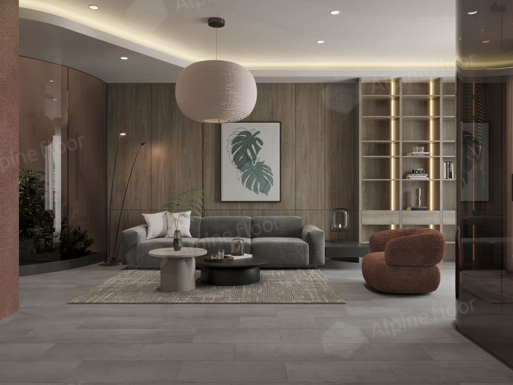 Ламинат Alpine Floor Каменное настроение (Stone Mood) Светлый бетон F402-05