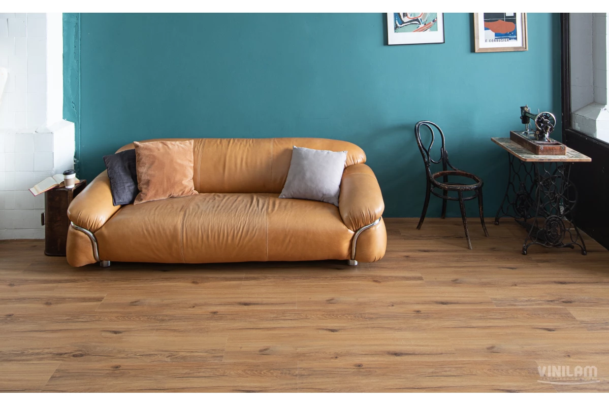 SPC ламинат Vinilam Cork Premium Дуб Кадис 33037