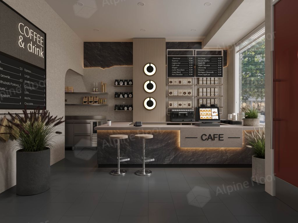 Ламинат Alpine Floor Каменное настроение (Stone Mood) Серый монохром F402-02