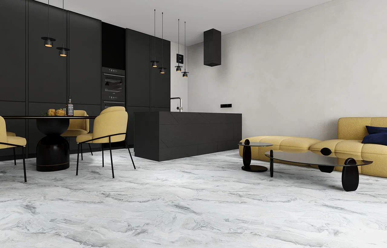 Ламинат Stone Floor Big Stone Жемчужный мрамор DCD1-3 MP