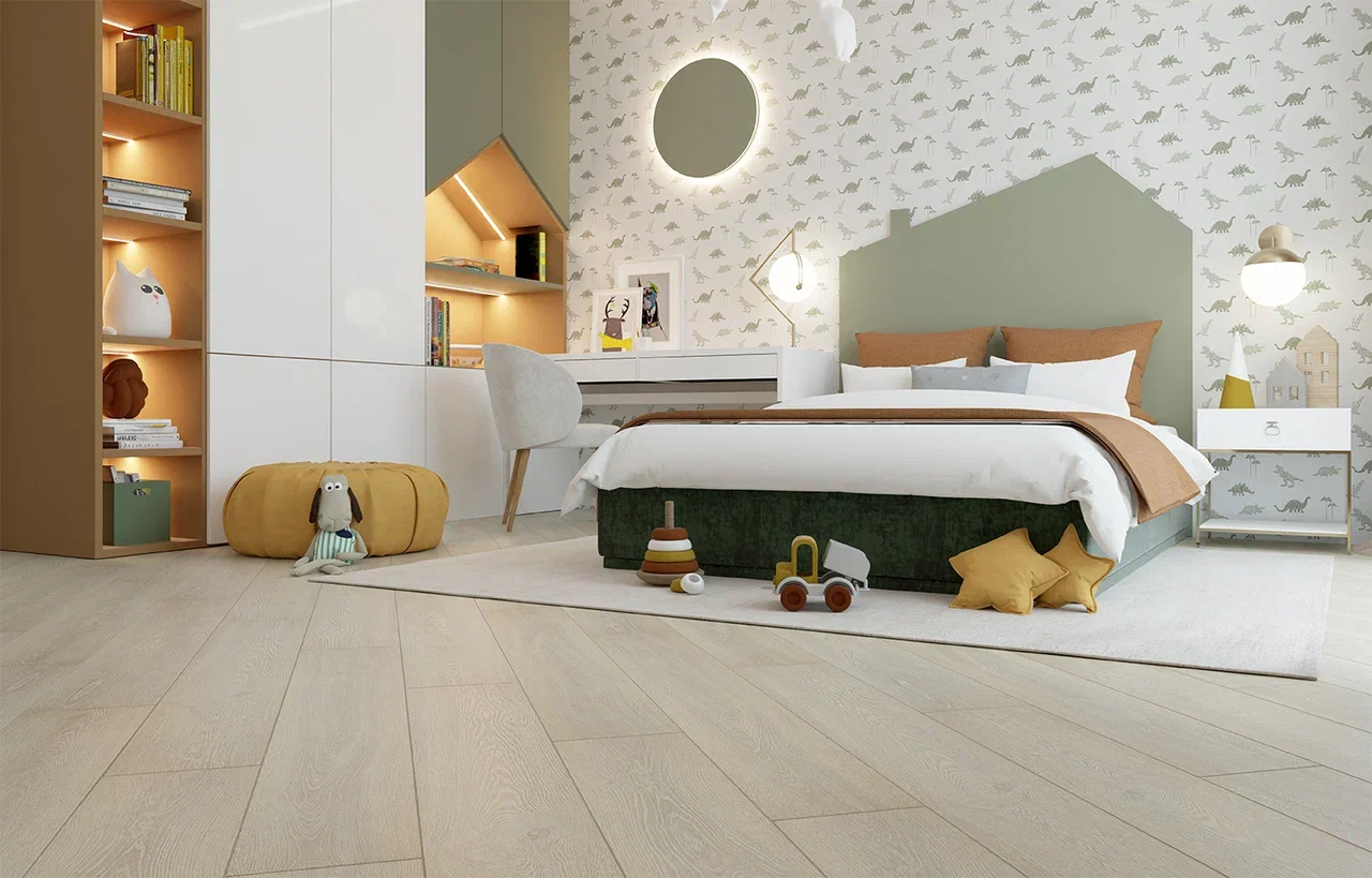 Ламинат Stone Floor Широкая доска Дуб Морская гавань 91790-2 MP