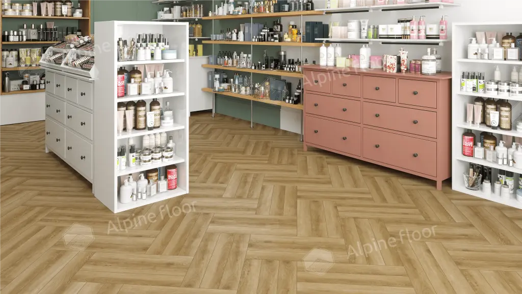 Ламинат Alpine Floor Елка профессиональная 8 (Herringbone 8 Pro) Дуб Эльзас LF102-2